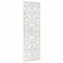 Budget 😀 Madeleine Home Inc. Remo Wall Medallion, 18"x48", White 🎉