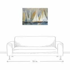 Best Pirce 😍 DDCG "Sailboats On Water" Canvas Wall Art, 24"x36", Unframed 👍 -Cheap wall decor Store 918111a3096f6c82 5877 w800 h800 b1 p0