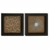 Promo 🤩 Brimfield & May Set Of 2 Brown Metal Contemporary Abstract Wall Decor, 18" X 18" 🧨 -Cheap wall decor Store 92917fc80052360d 2274 w800 h800 b1 p0