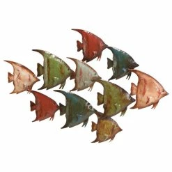 Top 10 ❤️ Brimfield & May Coastal Multi Colored Metal Wall Decor 63533 ⭐