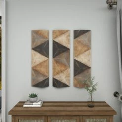 Deals 👏 Brimfield & May Set Of 3 Brown Wood Farmhouse Abstract Wall Decor 45336 😉 -Cheap wall decor Store 9de1ea300197e0af 6649 w800 h800 b0 p0