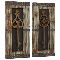 Best Pirce ✨ Brimfield & May Set Of 2 Brown Metal Rustic Wall Decor 68402 🧨 -Cheap wall decor Store 9f216e7100d25c71 1651 w800 h800 b1 p0