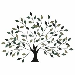 Coupon โ๏ธ Zeckos 36 Inch Tri Tone Leaves Birds In Branches Metal Tree Indoor Outdoor Wall Hangin ๐