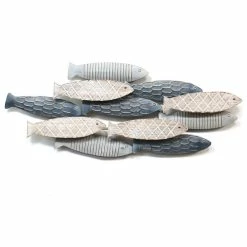 Wholesale 😉 Stratton Home Decor Stratton Home Coastal Wall Decor With Grey And White And Blue Finish S16079 🧨