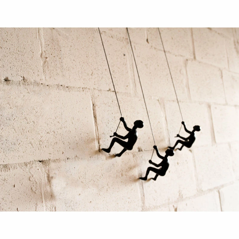 Outlet ✔️ CLIMBING MAN WALL ART Climbing Man, Black, 3 Pack 😀 8 Outlet ✔️ CLIMBING MAN WALL ART Climbing Man, Black, 3 Pack 😀 - Image 6