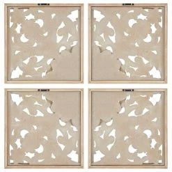 Promo 🔥 Olliix Madison Park Medallion Wood Wall Decor 4-Pc Set MP95B-0259 🧨 -Cheap wall decor Store a981835b0143c9fa 1363 w800 h800 b1 p0