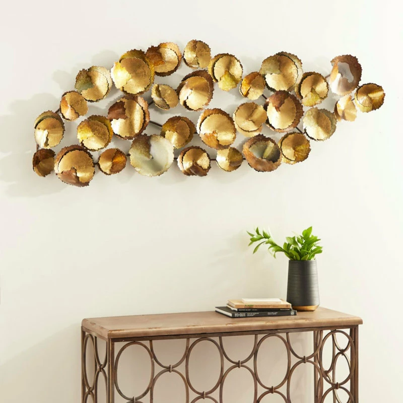 New π Zimlay Modern Abstract Iron Interlocking Discs Wall Decor 97734 π₯ 4 New π Zimlay Modern Abstract Iron Interlocking Discs Wall Decor 97734 π₯ - Image 2