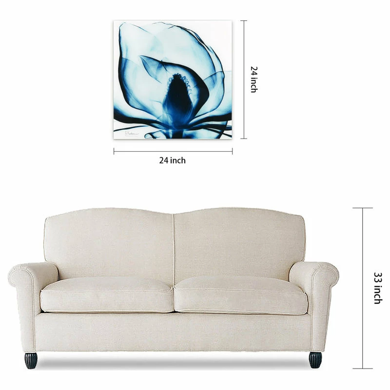 Wholesale ⌛ Empire Art Direct Blue Magnolia X-Ray Flower Wall Art Frameless Free Floating Tempered Glass Panel ⌛ 14 Wholesale ⌛ Empire Art Direct Blue Magnolia X-Ray Flower Wall Art Frameless Free Floating Tempered Glass Panel ⌛ - Image 12