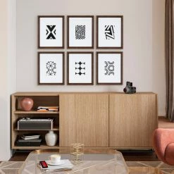 Cheap ⌛ Uniek Calter Framed Print Art Set, Walnut Brown 6 Piece 😀 -Cheap wall decor Store ac61cf4e000708f2 2599 w800 h800 b0 p0