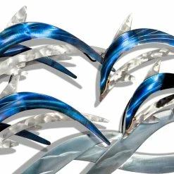 Brand new ✨ Copper Art Coastal Home Decor 'Dolphin Waves' - Tropical Dolphin Art On Stainless Steel 🌟 -Cheap wall decor Store b391b6890e85fbe6 9337 w800 h800 b0 p0