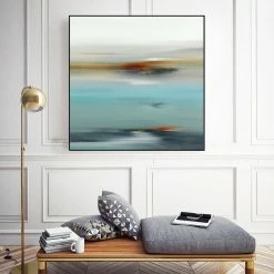 Flash Sale 😀 Giant Art Calm Days II Art Block Framed Canvas, 30"x30" 🔔 -Cheap wall decor Store b4314eb80a57a818 4106 w800 h800 b0 p0