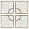 Promo 🔥 Olliix Madison Park Medallion Wood Wall Decor 4-Pc Set MP95B-0259 🧨