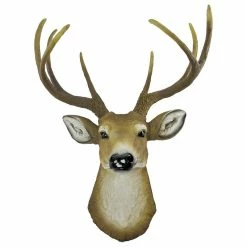 Cheap 🎉 Zeckos Lifelike Faux 8 Point Buck Deer Head Bust Wall Mount Hanging 23 Inch 🎁