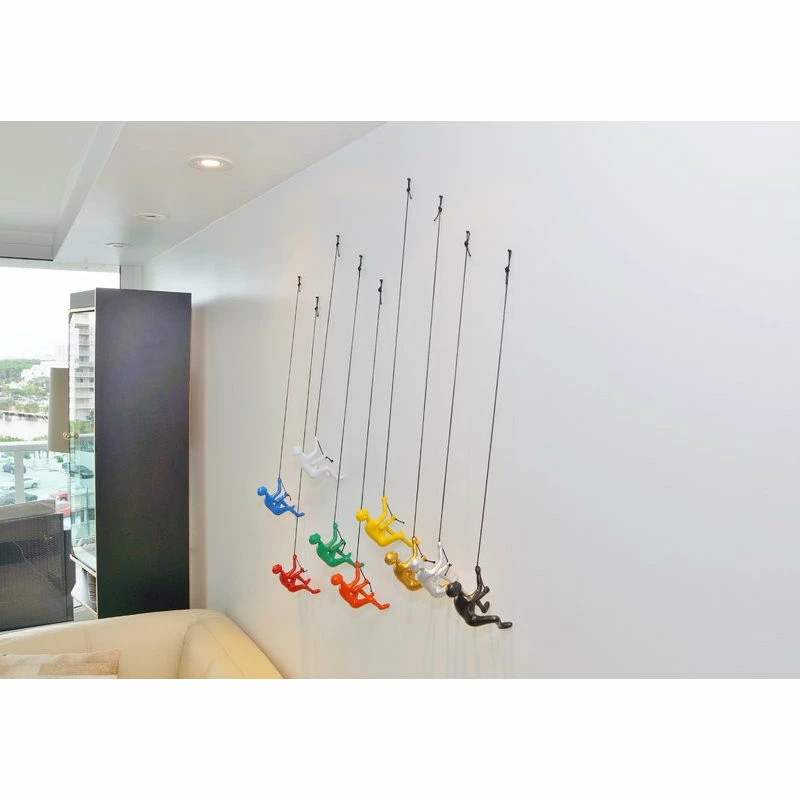Coupon β€οΈ Eladitems The Collection 8-Piece Climbing Man Wall Art Sculpture π 4 Coupon β€οΈ Eladitems The Collection 8-Piece Climbing Man Wall Art Sculpture π - Image 2