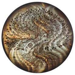 Brand new ✨ Next Innovations Tree Of Life Amber Round Wall Art, 16" 😀