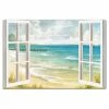 Best Pirce 👍 DDCG Open Windows To Beach Paradise 24x36 Canvas Wall Art 🌟 -Cheap wall decor Store bbe1ded309de76dd 8486 w800 h800 b1 p0