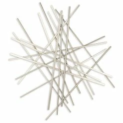 Hot Sale 🎉 Cheungs Abstract Silver Bar And Panel Wall Decor Piece 🧨