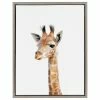 Coupon 👍 Uniek Sylvie Baby Giraffe Animal Print Framed Canvas Art By Amy Peterson, 18x24 👏 -Cheap wall decor Store c0b1450d0a74de12 4981 w800 h800 b1 p0