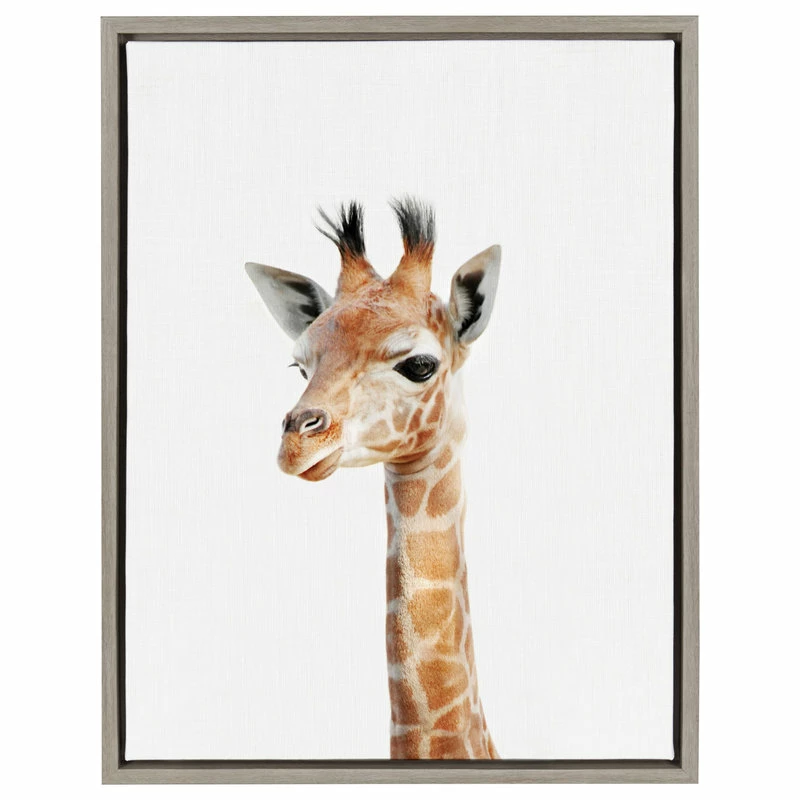 Coupon ๐ Uniek Sylvie Baby Giraffe Animal Print Framed Canvas Art By Amy Peterson, 18x24 ๐ 3 Coupon ๐ Uniek Sylvie Baby Giraffe Animal Print Framed Canvas Art By Amy Peterson, 18x24 ๐