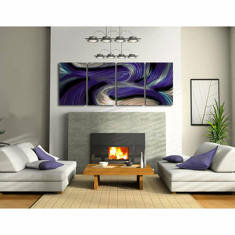 Discount ๐ Miles Shay Metal Art Metal Wall Art Decor Abstract Contemporary Modern Sculpture- Echo Purple โค๏ธ 6 Discount ๐ Miles Shay Metal Art Metal Wall Art Decor Abstract Contemporary Modern Sculpture- Echo Purple โค๏ธ - Image 4