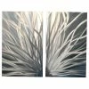 Discount 🤩 Miles Shay Metal Art "Radiance SIlver" Metal Wall Art By Miles Shay, 2-Piece Set 💯 -Cheap wall decor Store cde136a9073a0f25 6168 w800 h800 b1 p0