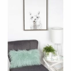 Brand new 😍 Uniek "Alpaca" Canvas Wall Art, Black And White, 18"x24" 👍 -Cheap wall decor Store cfc1db5f0a622dc0 3683 w800 h800 b0 p0