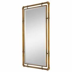 Best Sale 🛒 Aspire Home Accents, Inc. Morse Industial Metal Wall Mirror, Copper ✔️ -Cheap wall decor Store d47128d30dcadb35 2764 w800 h800 b1 p0