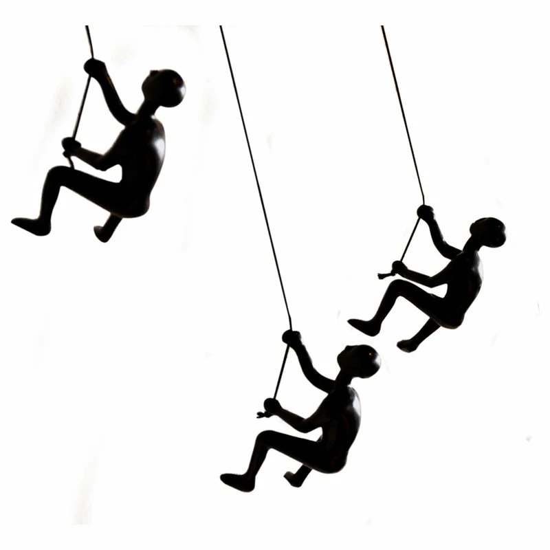 Outlet ✔️ CLIMBING MAN WALL ART Climbing Man, Black, 3 Pack 😀 5 Outlet ✔️ CLIMBING MAN WALL ART Climbing Man, Black, 3 Pack 😀 - Image 3