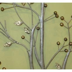 Top 10 👍 Dr. Livingstone I Presume Contemporary Flower Branch Wall Art, Modern Silver Metal 🔥 -Cheap wall decor Store d931cdc007c8a4d4 7191 w800 h800 b0 p0