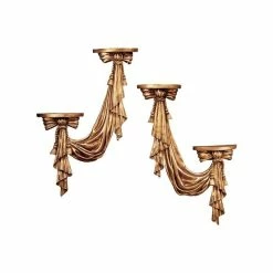 Best reviews of 😉 Design Toscano St. Louis Draped Sculptural Wall Accents, Set Of 2 😀