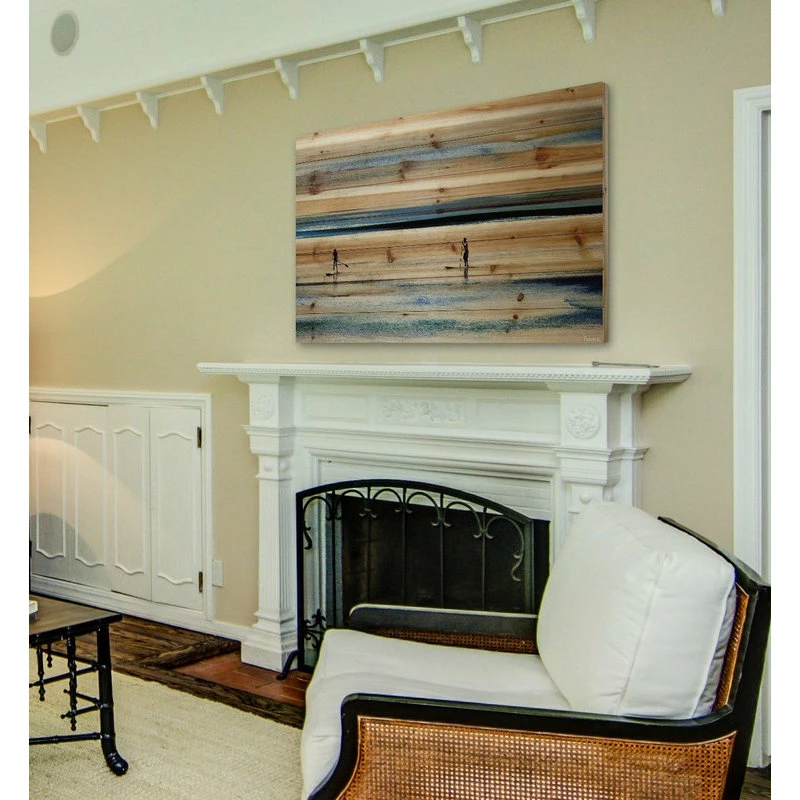 Flash Sale 💯 Parvez Taj "Surfboard Paddling" Print On Natural Pine Wood, 36"x24" 🔔 7 Flash Sale 💯 Parvez Taj "Surfboard Paddling" Print On Natural Pine Wood, 36"x24" 🔔 - Image 5