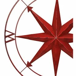Best deal 🔥 Zeckos Indoor Outdoor Metal Compass Rose Wall Sculpture 39.5 Inch Diameter, Red 😀 -Cheap wall decor Store e551379f037e44f5 9860 w800 h800 b1 p0