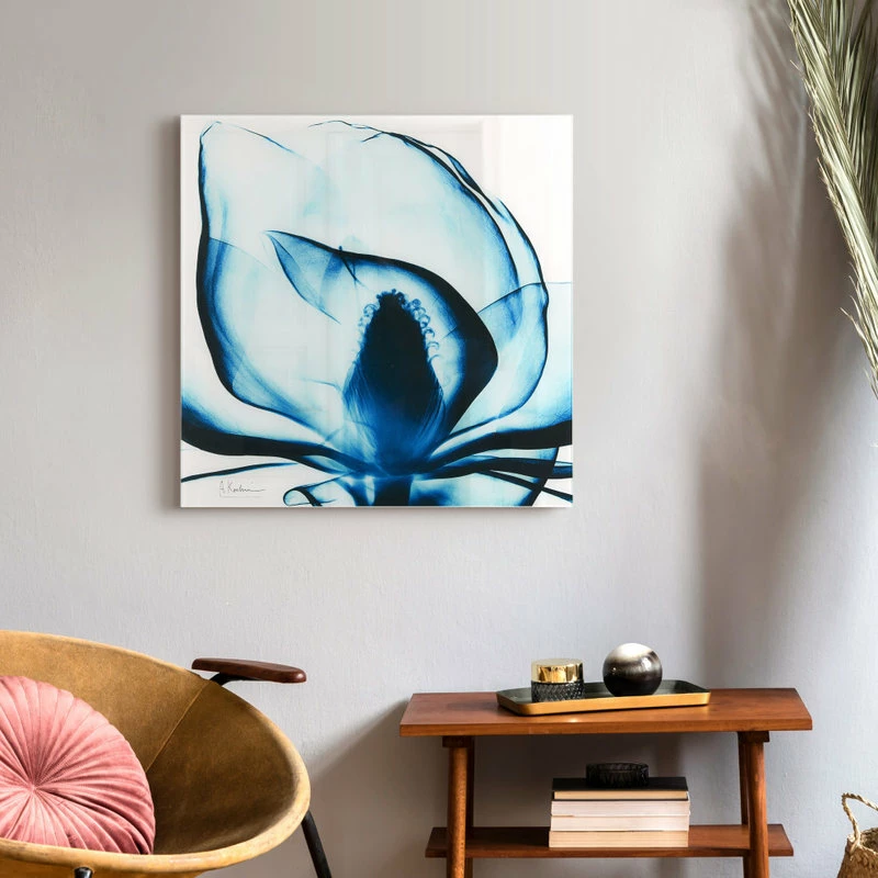 Wholesale ⌛ Empire Art Direct Blue Magnolia X-Ray Flower Wall Art Frameless Free Floating Tempered Glass Panel ⌛ 9 Wholesale ⌛ Empire Art Direct Blue Magnolia X-Ray Flower Wall Art Frameless Free Floating Tempered Glass Panel ⌛ - Image 7