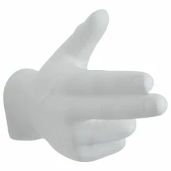 Buy 👏 Interior Illusions Plus White Bang Bang Wall Mount, 9" Long 🛒