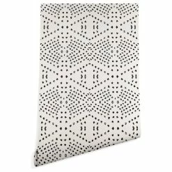 Best reviews of 🎉 Deny Designs Holli Zollinger Boho Tile Wallpaper, Black, 2'x4' 🌟
