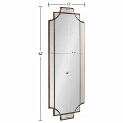 Wholesale ❤️ Uniek Minuette Decorative Framed Wall Mirror, Bronze 16x42 🧨 -Cheap wall decor Store e7716dd001fd87ef 6221 w800 h800 b1 p0