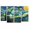 Best Pirce 🤩 Trademark Fine Art 'Starry Night' Multi-Panel Canvas Art Set By Vincent Van Gogh ✨ -Cheap wall decor Store e931816705b8e2a0 7226 w800 h800 b1 p0
