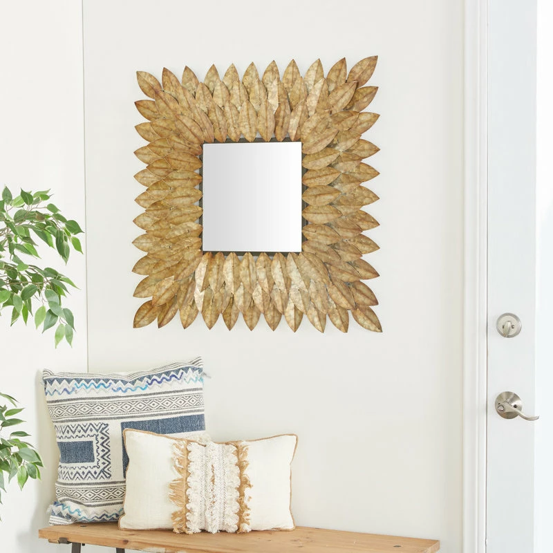 Top 10 ✨ Brimfield & May Rustic Brown Metal Wall Mirror 48510 🧨 8 Top 10 ✨ Brimfield & May Rustic Brown Metal Wall Mirror 48510 🧨 - Image 6