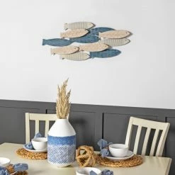 Wholesale 😉 Stratton Home Decor Stratton Home Coastal Wall Decor With Grey And White And Blue Finish S16079 🧨 -Cheap wall decor Store f511d8a102e14cfd 6892 w800 h800 b0 p0