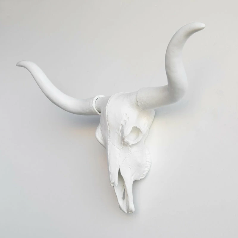 Discount β Near And Deer Large Faux Skull Texas Longhorn, White π― 4 Discount β Near And Deer Large Faux Skull Texas Longhorn, White π― - Image 2