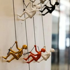 Outlet 🧨 LIFESTYLE GROUP DISTRIBUTION Climbing Man Wall Art, Gold 🔥 -Cheap wall decor Store f87153710a95906b 6943 w800 h800 b0 p0