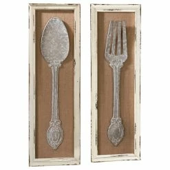 Discount ❤️ Tripar International Spoon And Fork Wall Art, Set Of 2 😉