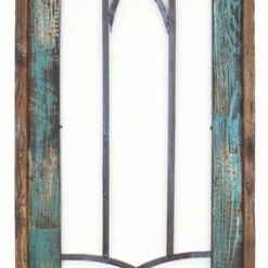 Cheap 😉 Mexican Imports Valeria Architectural Window-Farmhouse Wall Decor, Turquoise ⭐