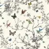 Flash Sale 🤩 Schumacher Birds & Butterflies Vinyl Wallpaper In Multi On White 😍