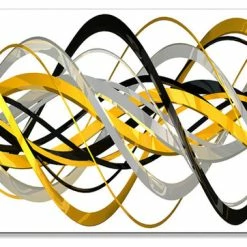 Discount ✨ Fabuart "HelixExpression" Abstract Canvas Art, 32"x16", Single Panel 🤩