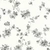 Deals 🧨 Brewster Home Fashions Chesapeake By Brewster 3115-24482 Cyrus Black Floral Wallpaper 💯 -Cheap wall decor Store home design 15