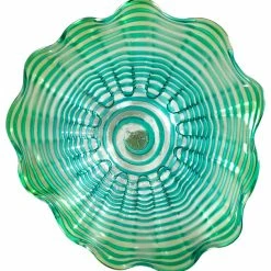 Outlet 😉 Dale Tiffany Waterfront Hand Blown Art Glass Wall Decor, 16"D 👍
