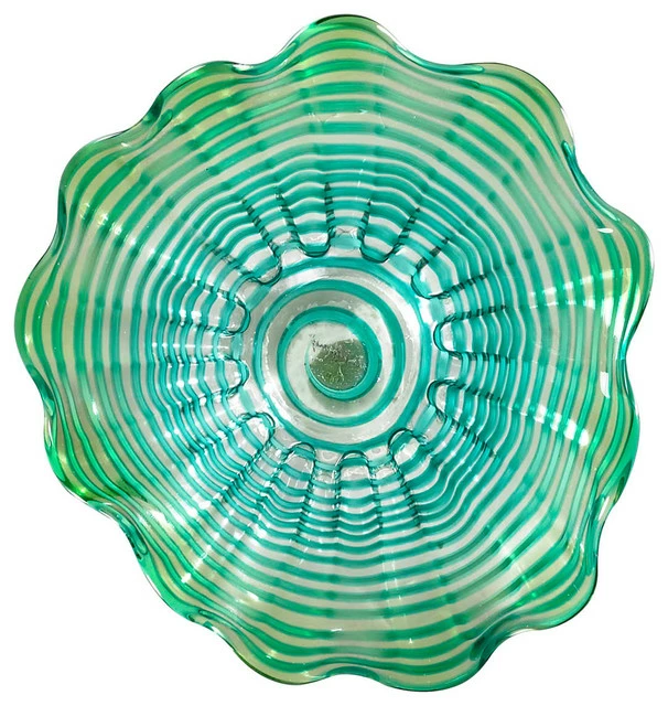 Outlet ๐ Dale Tiffany Waterfront Hand Blown Art Glass Wall Decor, 16"D ๐ 3 Outlet ๐ Dale Tiffany Waterfront Hand Blown Art Glass Wall Decor, 16"D ๐