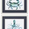 Budget 😉 PROPAC IMAGES "Crab Octopus" Framed Artwork, Set Of 2 🌟 -Cheap wall decor Store home design 39