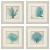 Best Pirce ⭐ PROPAC IMAGES Blue Coral Print, Set Of 4 🛒 -Cheap wall decor Store home design 45